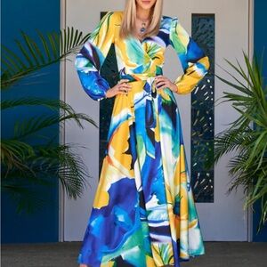 Boston proper wrap, dress maxi size XL worn once